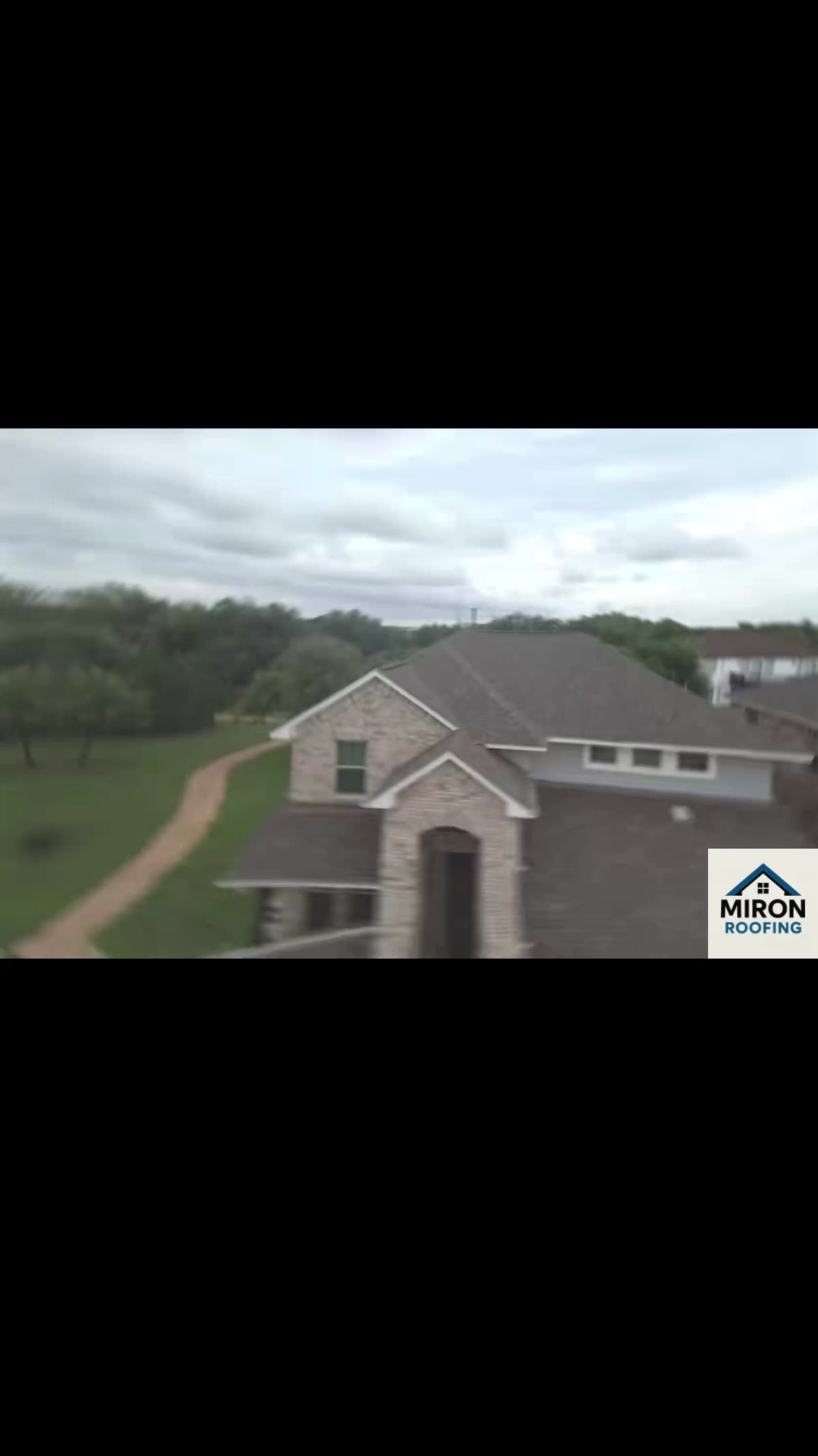 Roof installation project