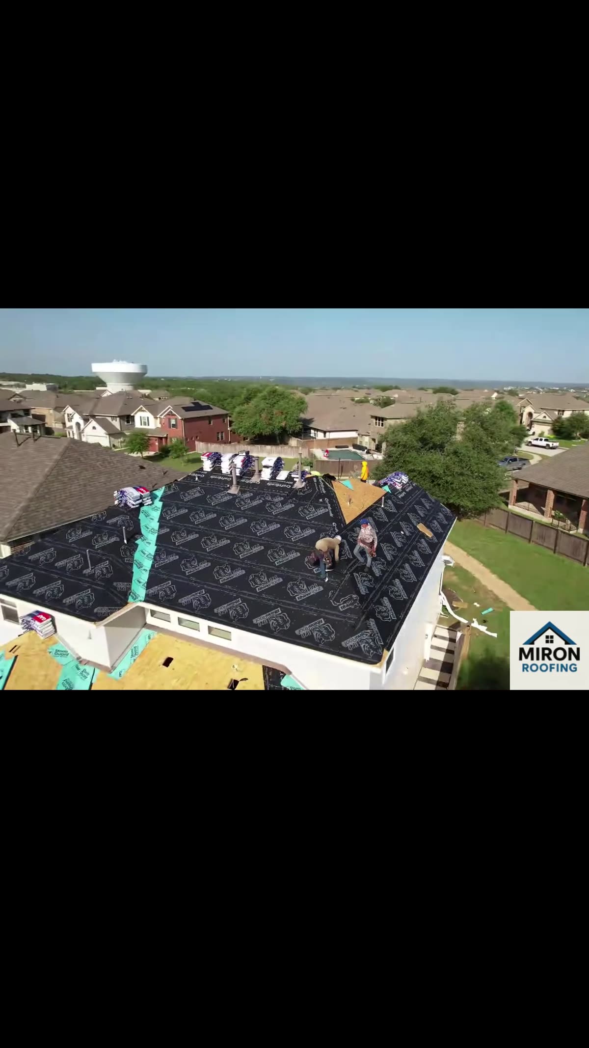 Roof work by Miron Roofing Services